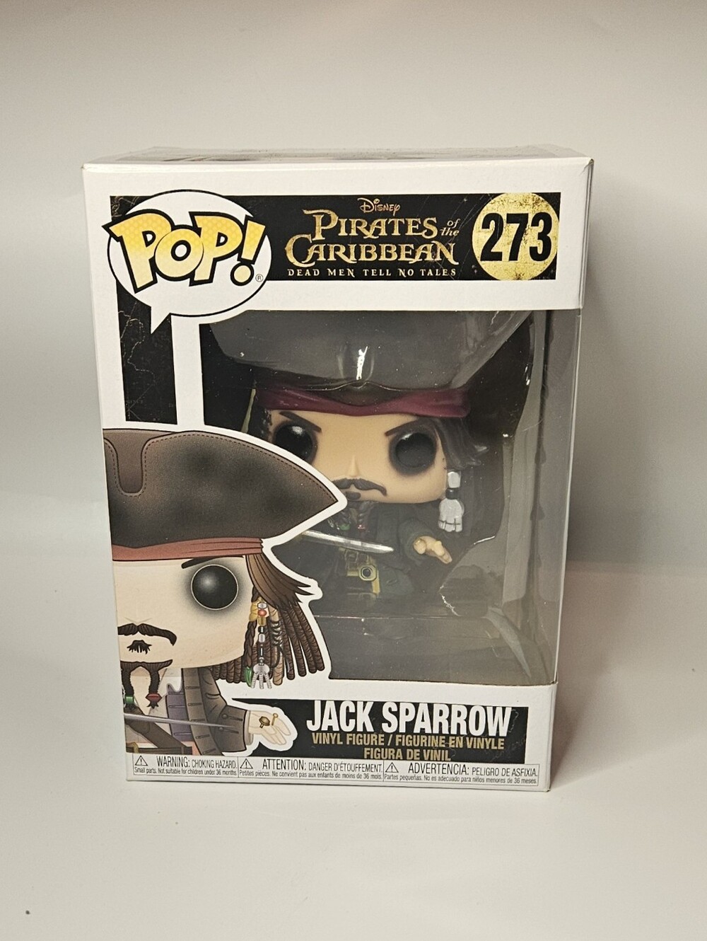 Funko Pop! Disney Pirates of the Caribbean Jack Sparrow Vinyl Figure #273